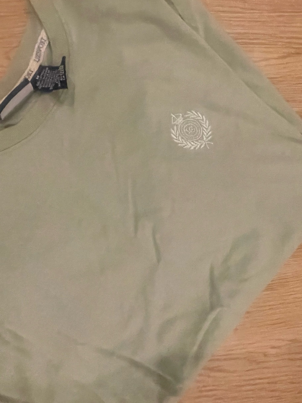 Casual Crewneck Short Sleeve T-Shirt - Sage Green